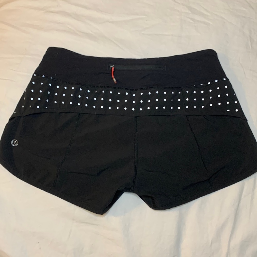 Lululemon Speed Short Black (Reflective Dots)